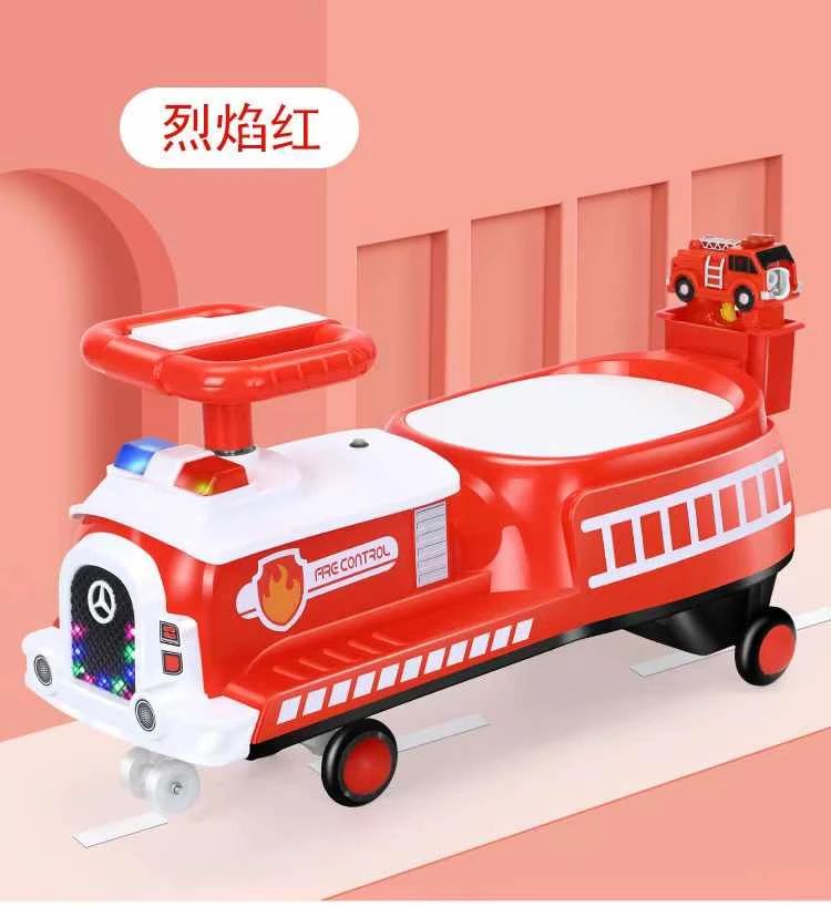 Fashion twist car baby swing car baby balance bike cheap price toddler ride on bike with music and light