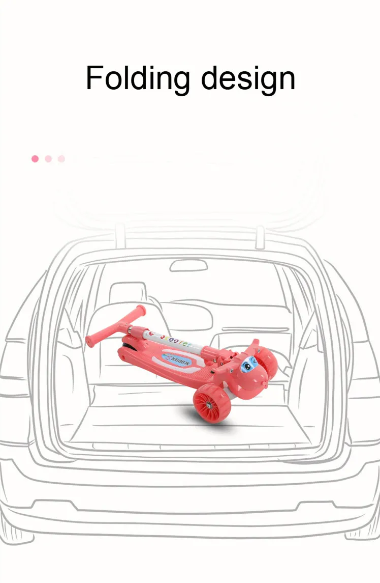 Two-year-old scooter