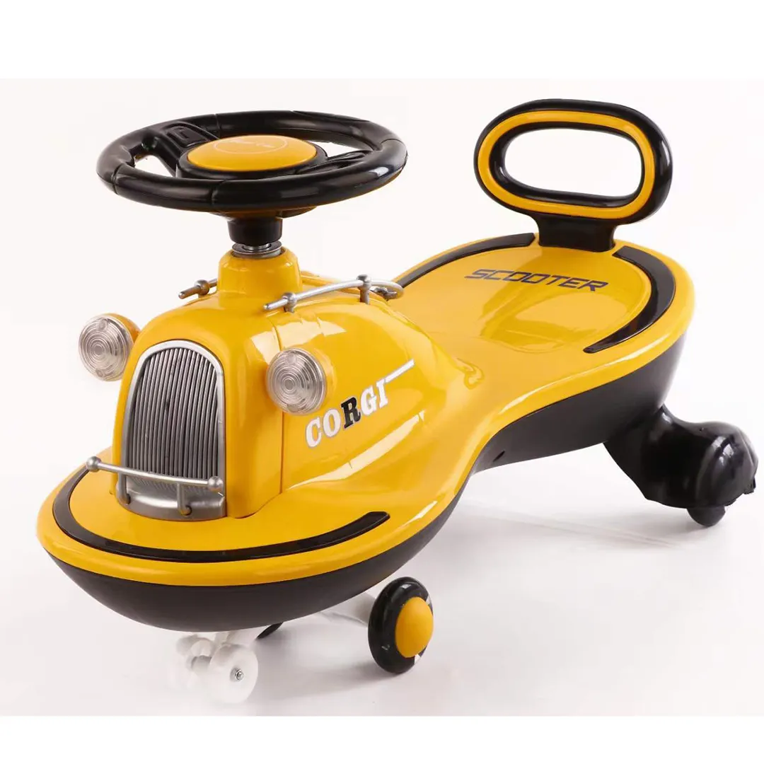 China cheap kids' swing car for 1-3 years /quality material  happy children twist car swing for kids